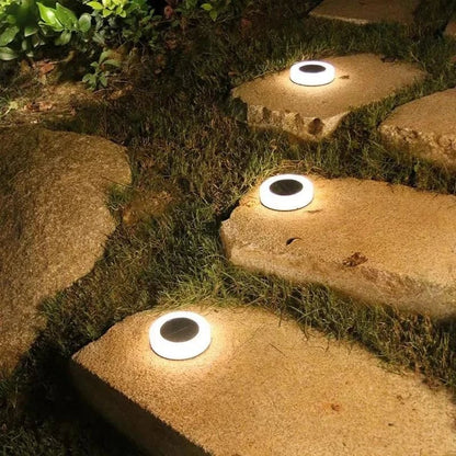 Solar Lawn Light Outdoor 8 LED Garden Pathway Lamp Deluxe - Nalani - UK Fashion Clothing and Decor