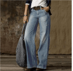 Sorelle | Women's Vintage Baggy Straight Leg Jeans | High Waist - Nalani - Fashion Clothing and Decor