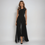 Soril | Women's sleeveless jumpsuit with round neck | Casual - Nalani - Fashion Clothing and Decor