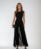 Soril | Women's sleeveless jumpsuit with round neck | Casual - Nalani - Fashion Clothing and Decor