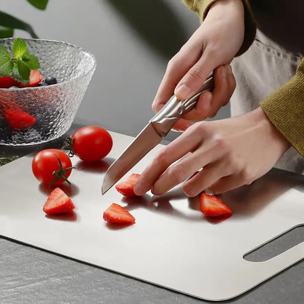 Stainless Steel Cutting Board Antibacterial Durable Easy Clean - Nalani - UK Fashion Clothing and Decor