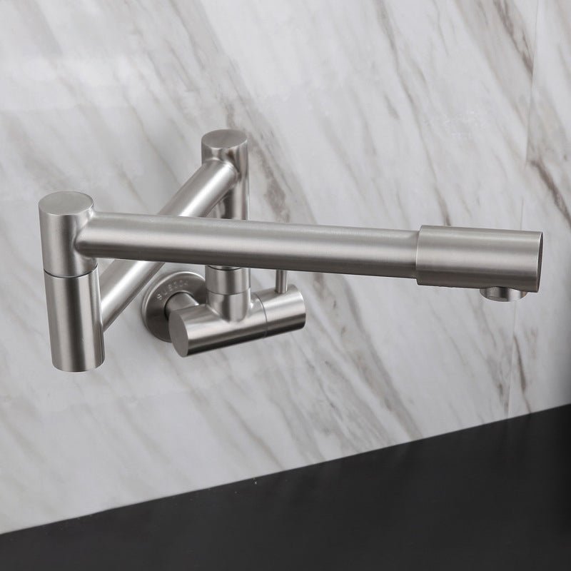 Stainless Steel Pot Filler Faucet Single Handle Wall Mount - Nalani - UK Fashion Clothing and Decor