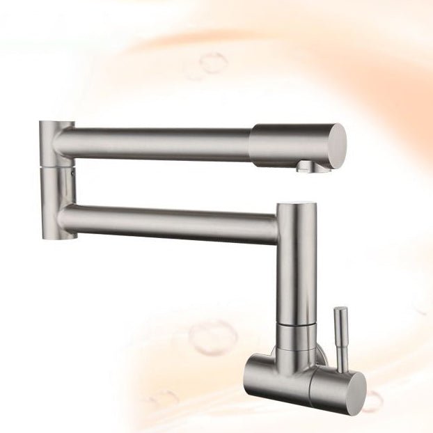 Stainless Steel Pot Filler Faucet Single Handle Wall Mount - Nalani - UK Fashion Clothing and Decor