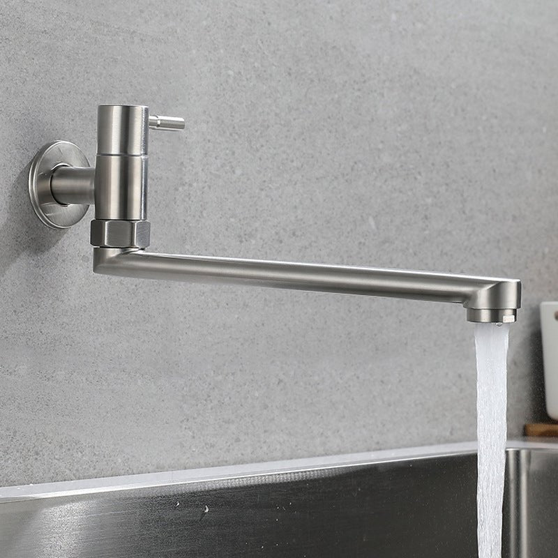 Stainless Steel Pot Filler Faucet With Single Handle Swivel - Nalani - UK Fashion Clothing and Decor