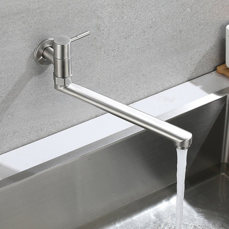 Stainless Steel Pot Filler Faucet With Single Handle Swivel - Nalani - UK Fashion Clothing and Decor