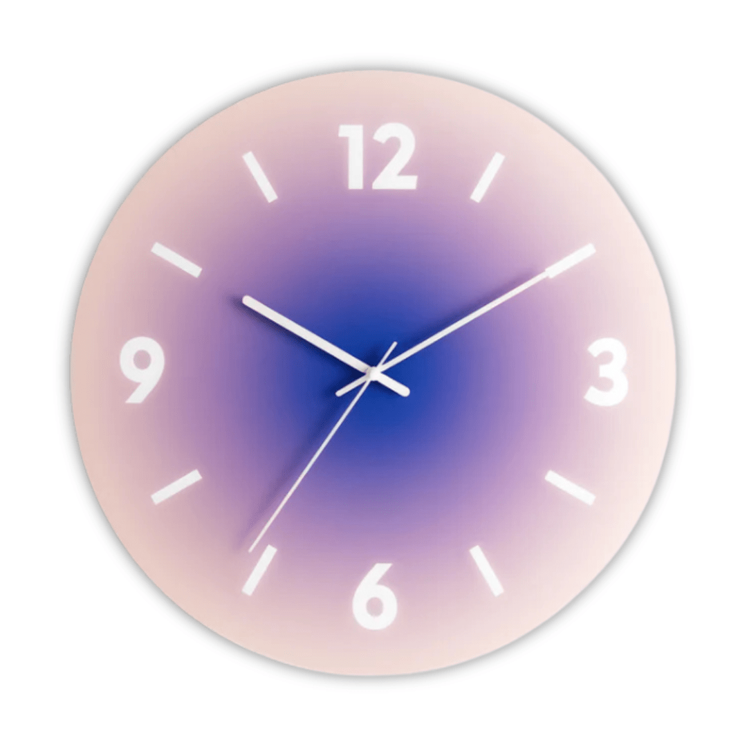 Stunning Glass Wall Clock Design For Modern Living Rooms - Nalani - UK Fashion Clothing and Decor