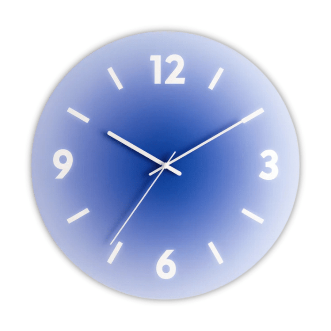 Stunning Glass Wall Clock Design For Modern Living Rooms - Nalani - UK Fashion Clothing and Decor
