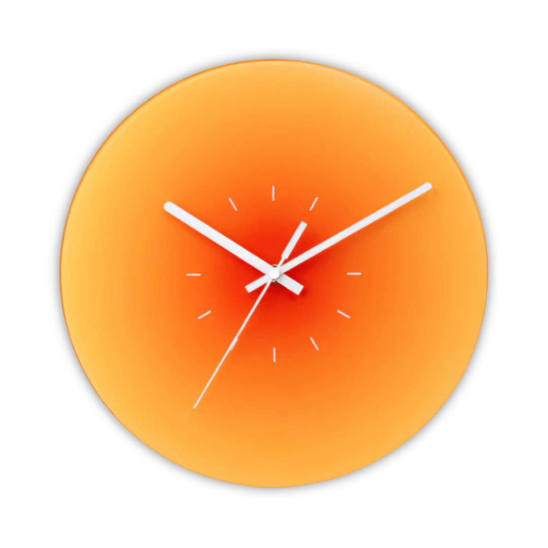 Stunning Glass Wall Clock Design For Modern Living Rooms - Nalani - UK Fashion Clothing and Decor