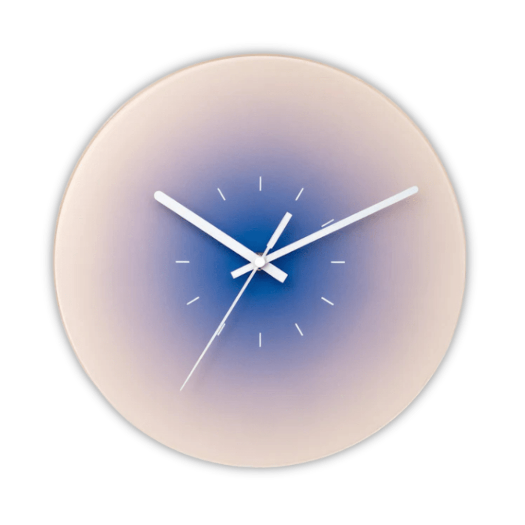 Stunning Glass Wall Clock Design For Modern Living Rooms - Nalani - UK Fashion Clothing and Decor