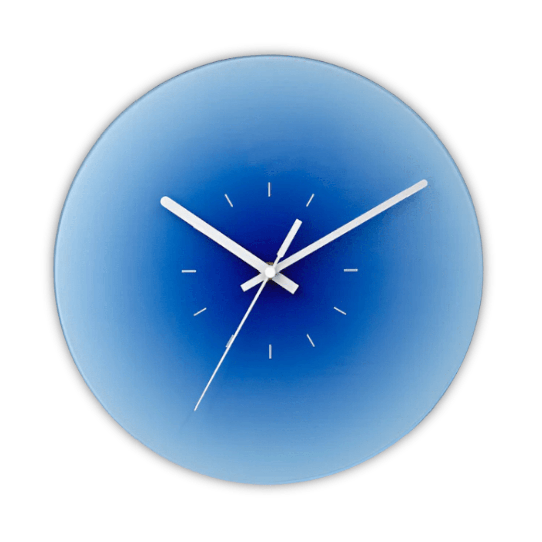Stunning Glass Wall Clock Design For Modern Living Rooms - Nalani - UK Fashion Clothing and Decor