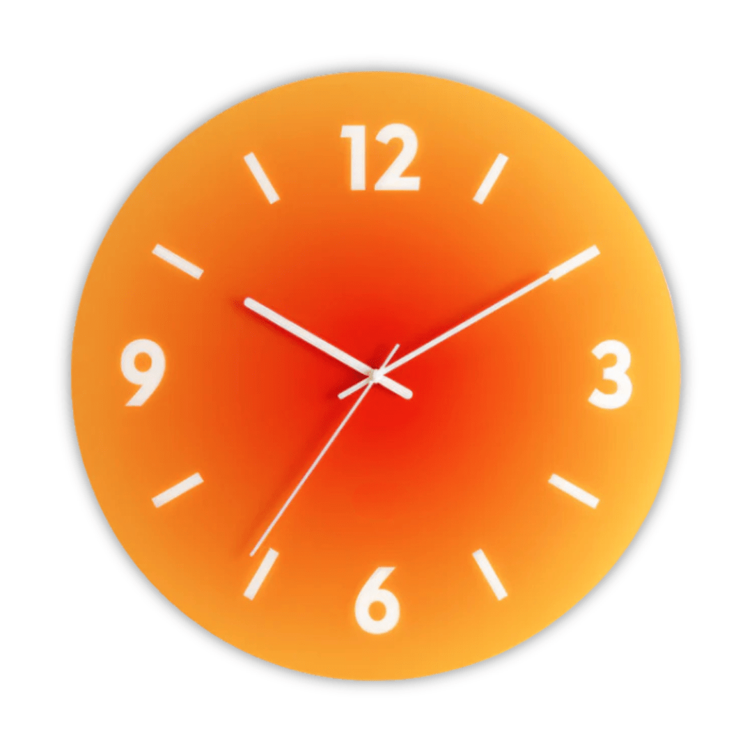 Stunning Glass Wall Clock Design For Modern Living Rooms - Nalani - UK Fashion Clothing and Decor