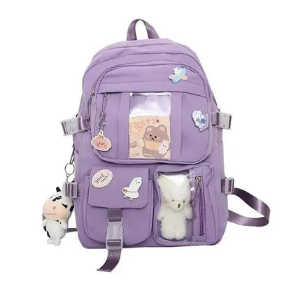 Stylish School Backpack For 15.6 Inch Laptop 45x30x15cm - Nalani - UK Fashion Clothing and Decor