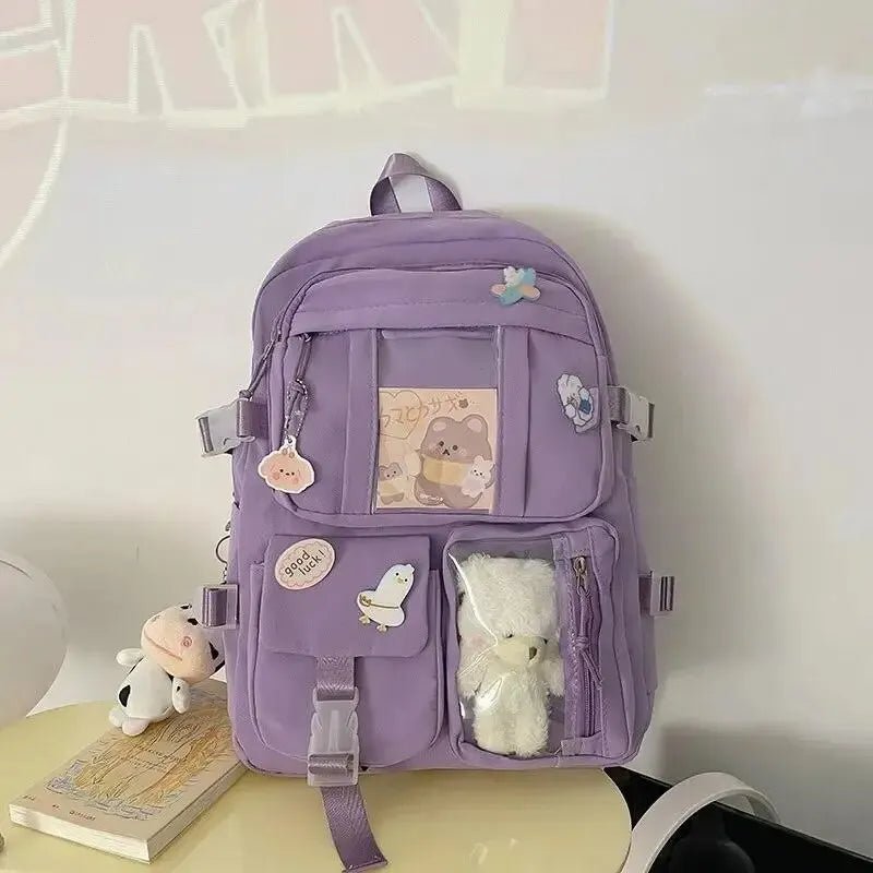 Stylish School Backpack For 15.6 Inch Laptop 45x30x15cm - Nalani - UK Fashion Clothing and Decor