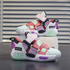 Stylish Velcro Sneakers for Boys Breathable Mesh Design - Nalani - UK Fashion Clothing and Decor