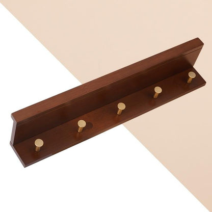 Stylish Wall Shelf With Gold Hooks Perfect For Home Organization - Nalani - UK Fashion Clothing and Decor