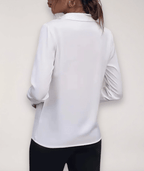Tailored Womens Blouse Button Up Shirt For Work Daywear - Nalani - UK and AUS Fashion Clothing and Decor