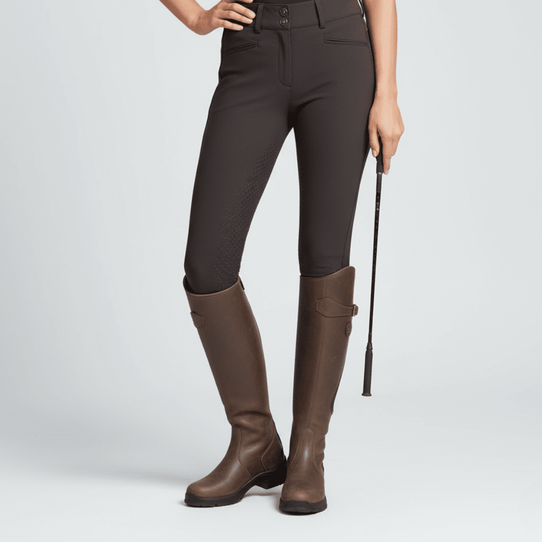 Tall Leather Equestrian Boots For Riding And Outdoor Footwear - Nalani - UK Fashion Clothing and Decor
