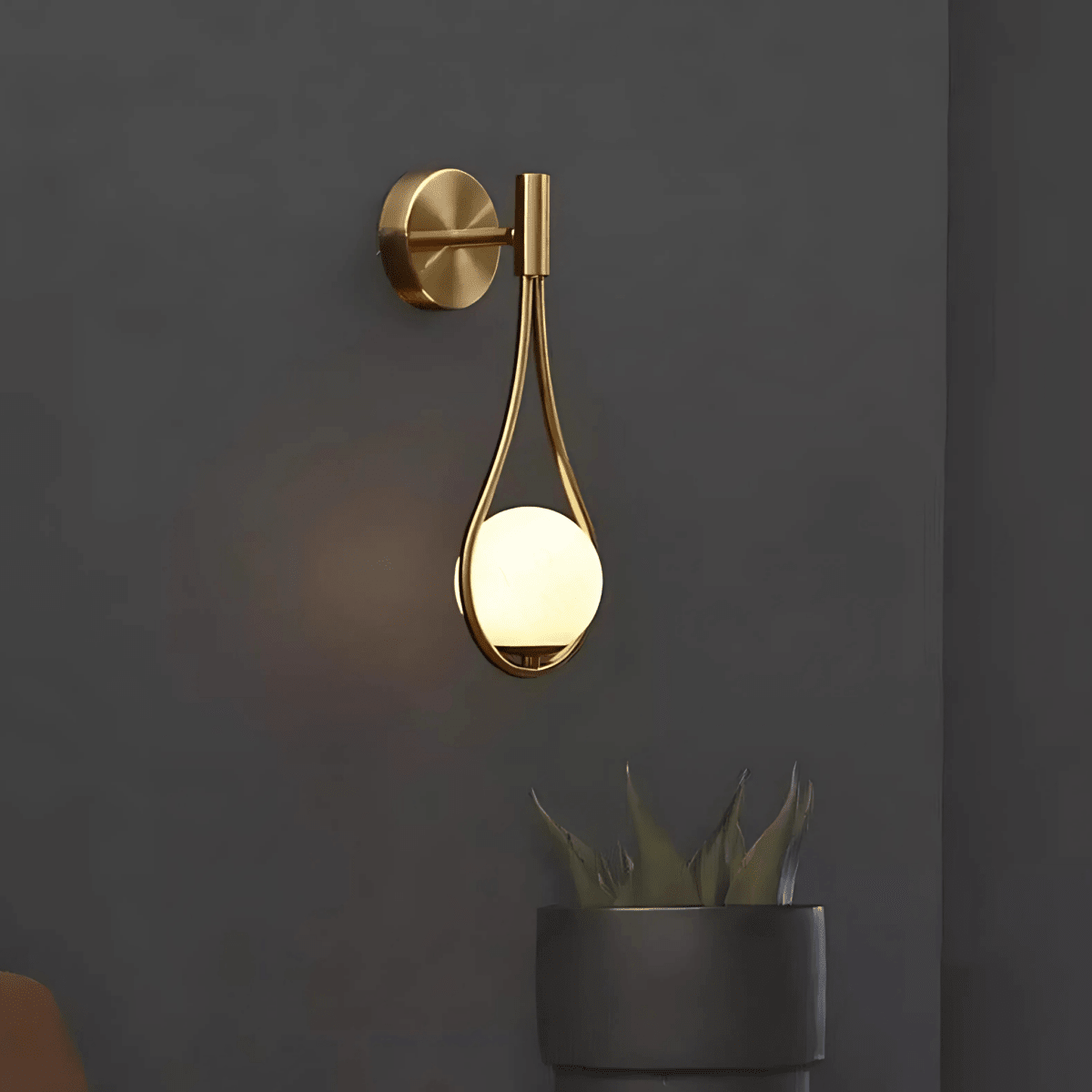 Teardrop Wall Light Fixture Elegant Modern Finishes Set - Nalani - UK Fashion Clothing and Decor