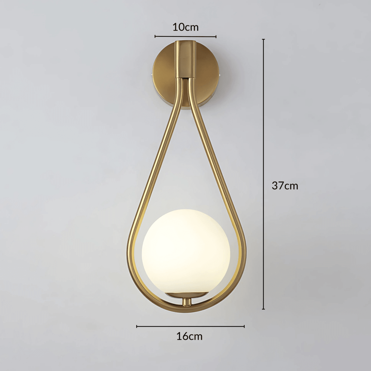Teardrop Wall Light Fixture Elegant Modern Finishes Set - Nalani - UK Fashion Clothing and Decor