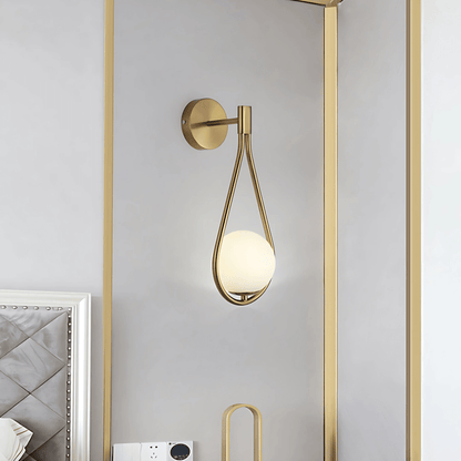 Teardrop Wall Light Fixture Elegant Modern Finishes Set - Nalani - UK Fashion Clothing and Decor