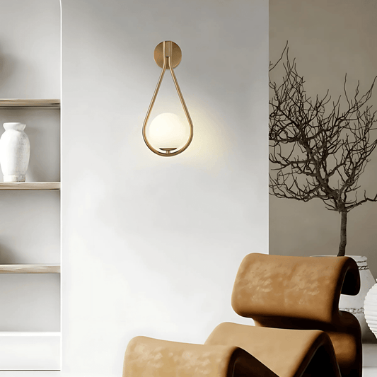 Teardrop Wall Light Fixture Elegant Modern Finishes Set - Nalani - UK Fashion Clothing and Decor
