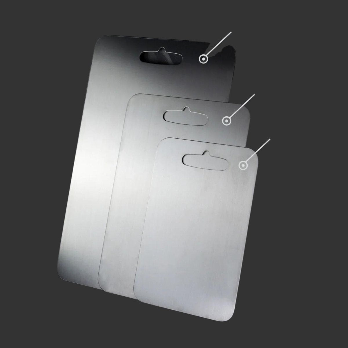 Titanium Cutting Board No BPA Microplastics Kitchen - Nalani - UK Fashion Clothing and Decor