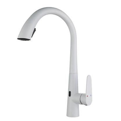Touchless Gooseneck Kitchen Faucet With Pull Down Sprayer - Nalani - UK Fashion Clothing and Decor