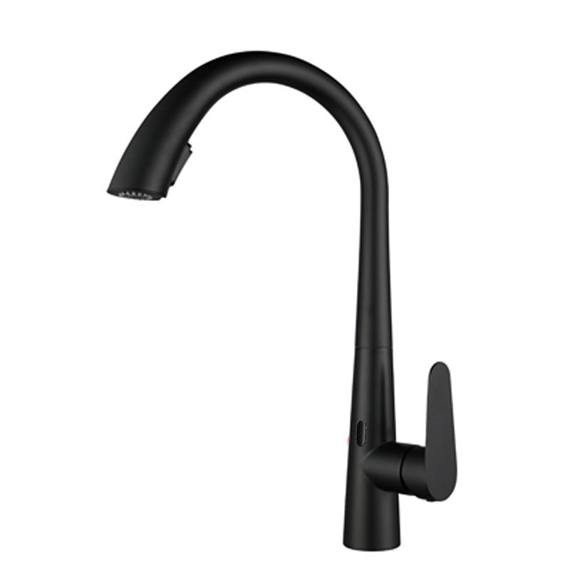 Touchless Gooseneck Kitchen Faucet With Pull Down Sprayer - Nalani - UK Fashion Clothing and Decor