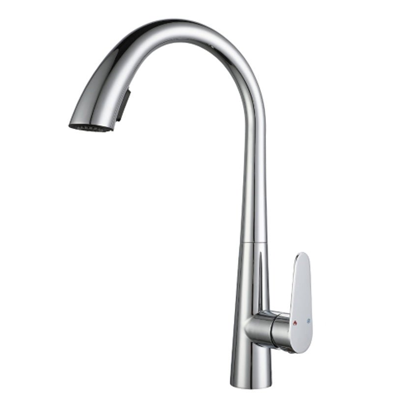 Touchless Gooseneck Kitchen Faucet With Pull Down Sprayer - Nalani - UK Fashion Clothing and Decor
