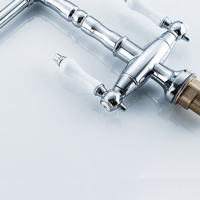 Traditional Kitchen Bar Faucet Double Handle High Arch - Nalani - UK Fashion Clothing and Decor