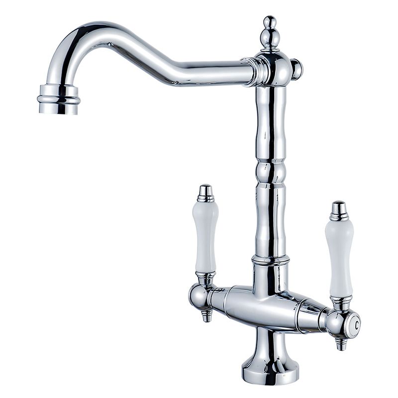 Traditional Kitchen Bar Faucet Double Handle High Arch - Nalani - UK Fashion Clothing and Decor