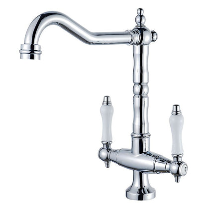 Traditional Kitchen Bar Faucet Double Handle High Arch - Nalani - UK Fashion Clothing and Decor