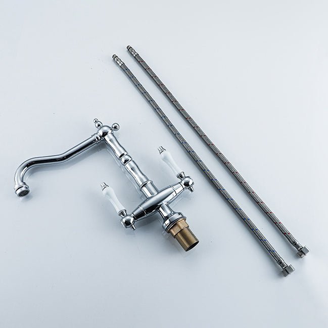 Traditional Kitchen Bar Faucet Double Handle High Arch - Nalani - UK Fashion Clothing and Decor