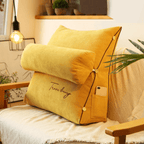Triangular Reading Backrest Pillow For Bed And Sofa Support - Nalani - UK Fashion Clothing and Decor