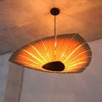Triangular Wood Pendant Chandelier for Dining Room Lighting - Nalani - UK Fashion Clothing and Decor