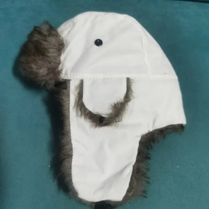 Unisex Winter Ushanka Bomber Hat With Faux Fur Earflaps - Nalani - UK Fashion Clothing and Decor