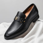 Vantari Polished Buckle Loafer With Cushioned Insole For Comfort - Nalani - Fashion Clothing and Decor