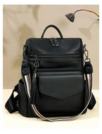 Vegan Leather Womens Backpack With Gift Bag Padded Straps - Nalani - UK Fashion Clothing and Decor