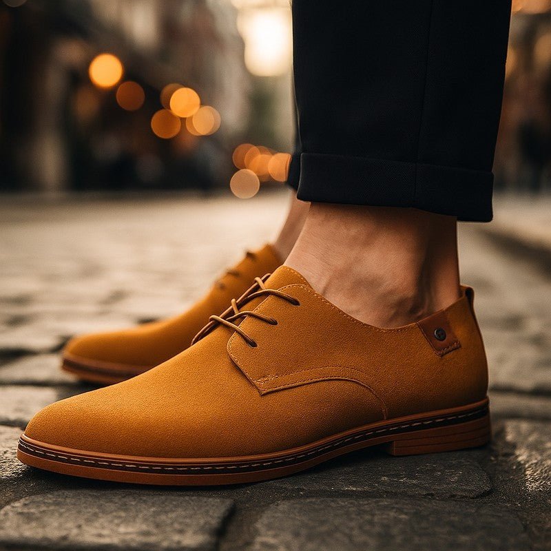 Veldin Smooth Lace - Up Derby Shoes With Matte Finish Cushioned Insole - Nalani - Fashion Clothing and Decor