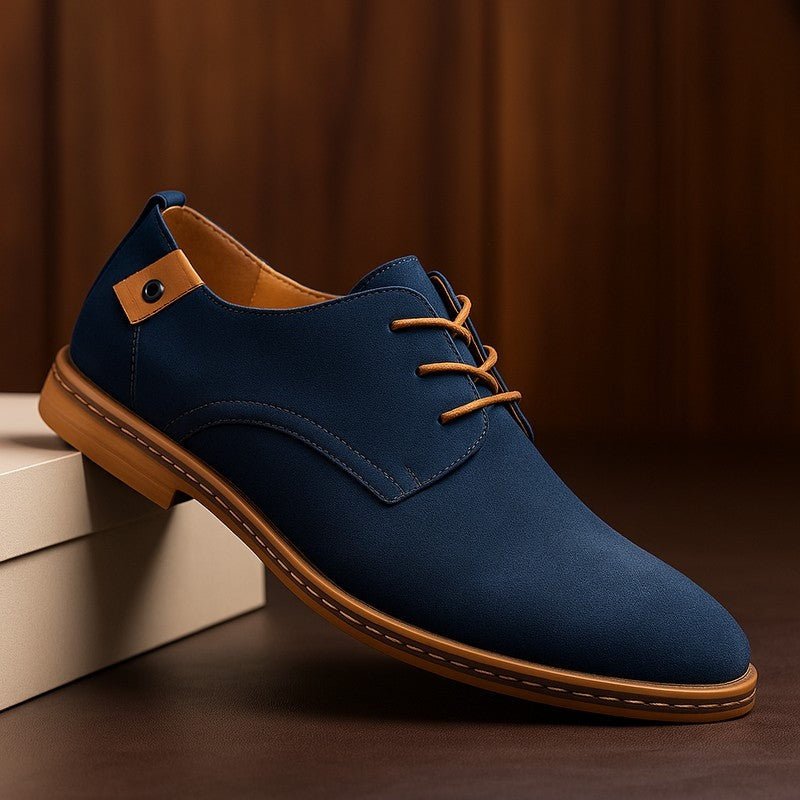 Veldin Smooth Lace - Up Derby Shoes With Matte Finish Cushioned Insole - Nalani - Fashion Clothing and Decor