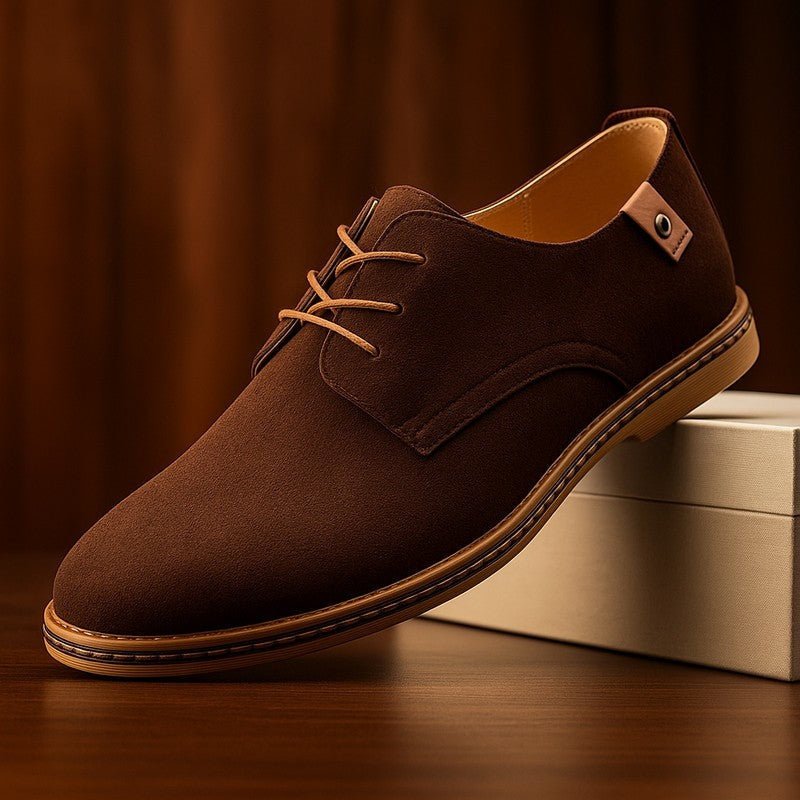 Veldin Smooth Lace - Up Derby Shoes With Matte Finish Cushioned Insole - Nalani - Fashion Clothing and Decor