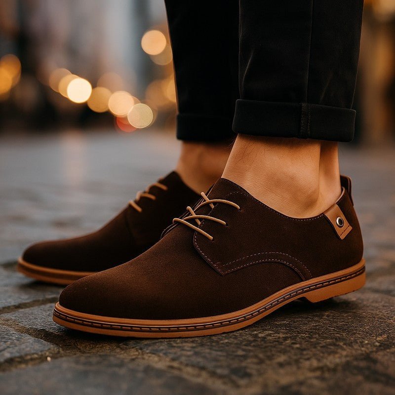 Veldin Smooth Lace - Up Derby Shoes With Matte Finish Cushioned Insole - Nalani - Fashion Clothing and Decor