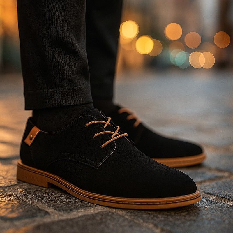 Veldin Smooth Lace - Up Derby Shoes With Matte Finish Cushioned Insole - Nalani - Fashion Clothing and Decor