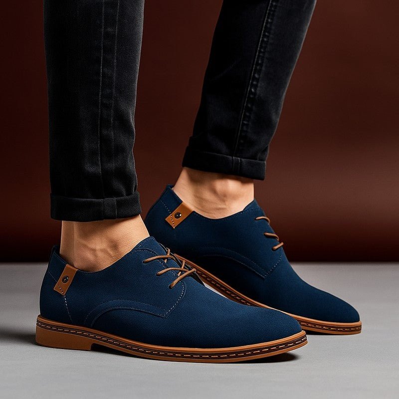 Veldin Smooth Lace - Up Derby Shoes With Matte Finish Cushioned Insole - Nalani - Fashion Clothing and Decor