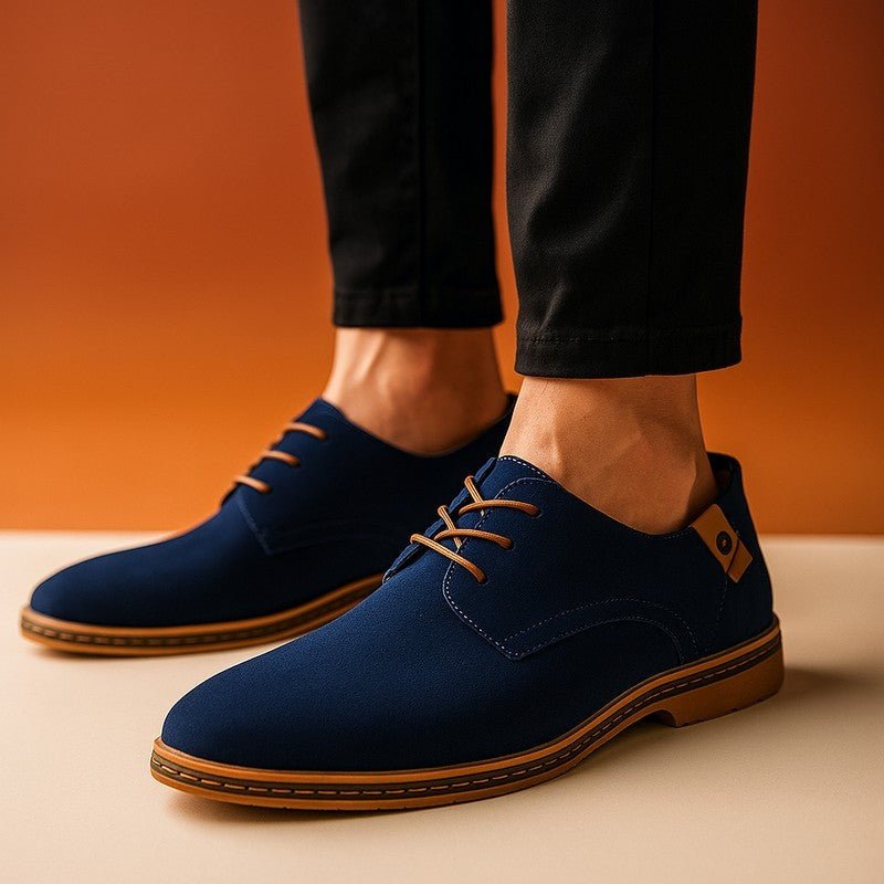 Veldin Smooth Lace - Up Derby Shoes With Matte Finish Cushioned Insole - Nalani - Fashion Clothing and Decor
