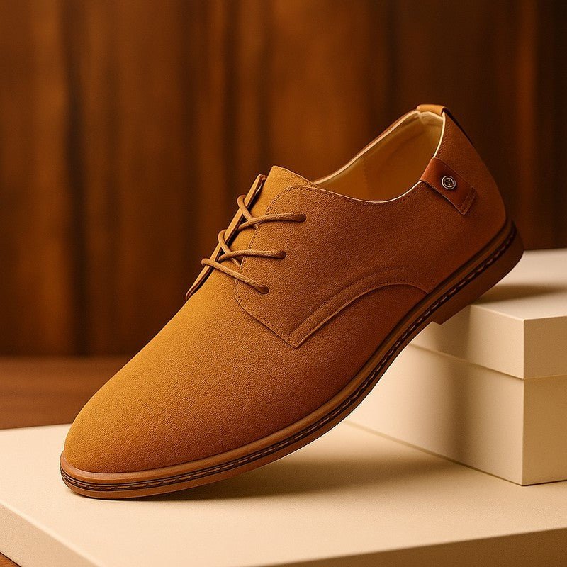 Veldin Smooth Lace - Up Derby Shoes With Matte Finish Cushioned Insole - Nalani - Fashion Clothing and Decor