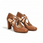 Velmira | Vintage Sandals With Cutouts And Ankle Strap - Nalani - Fashion Clothing and Decor