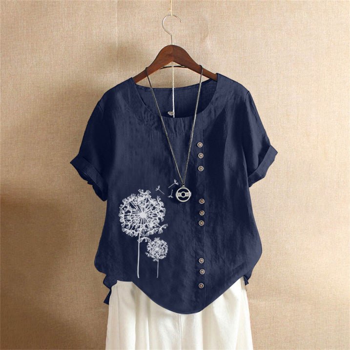 Veloura | Women's Casual Blouse - Lightweight Casual Shirt - Nalani - Fashion Clothing and Decor