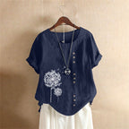 Veloura | Women's Casual Blouse - Lightweight Casual Shirt - Nalani - Fashion Clothing and Decor