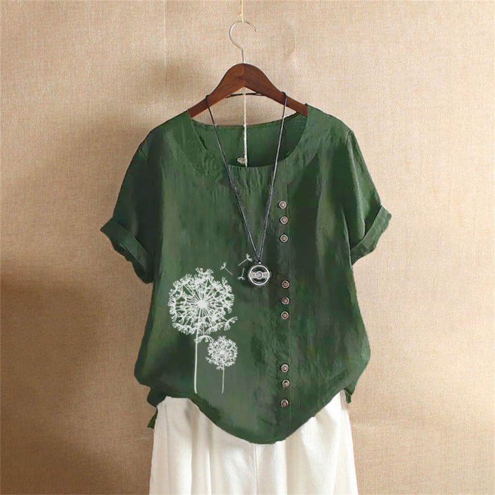 Veloura | Women's Casual Blouse - Lightweight Casual Shirt - Nalani - Fashion Clothing and Decor